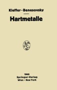 Cover-Bild zum Titel 'Hartmetalle' von 'Fritz Benesovsky, Richard Kieffer'