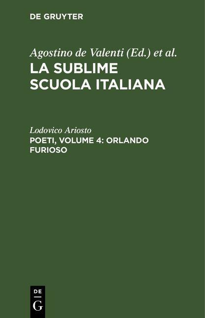 Poeti, Volume 4: Orlando furioso - Lodovico Ariosto