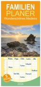 Cover-Bild zum Titel 'Familienplaner 2026 - Wunderschönes Madeira mit 5 Spalten (Wandkalender, 21 x 45 cm) CALVENDO' von 'Michael Valjak'