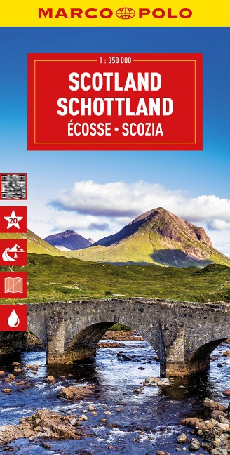 MARCO POLO Reisekarte Schottland 1:350.000 - 