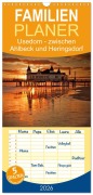 Familienplaner 2026 - Usedom 2026 Rendezvous zwischen Ahlbeck und Heringsdorf mit 5 Spalten (Wandkalender, 21 x 45 cm) CALVENDO - Marko Knuth