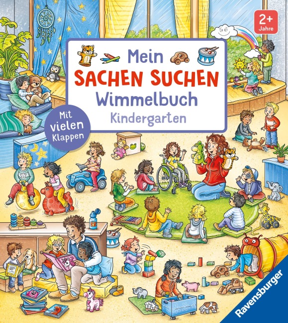 Mein Sachen suchen Wimmelbuch: Kindergarten - Susanne Gernhäuser