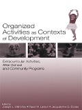 Cover-Bild zum Titel 'Organized Activities As Contexts of Development' von ''