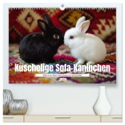 Kuschelige Sofa-Kaninchen (hochwertiger Premium Wandkalender 2026 DIN A2 quer), Kunstdruck in Hochglanz - Kerstin Waurick