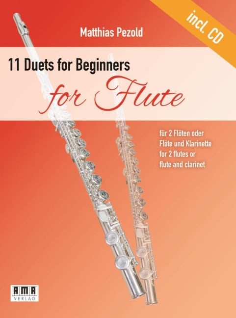 11 Duets for Beginners for Flute - Matthias Petzold