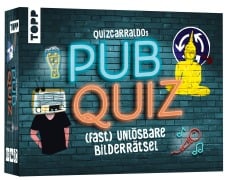 Cover-Bild zum Titel 'Quizcarraldo's Pub Quiz. (Fast) unlösbare Bilderrätsel' von 'Quizcarraldo'