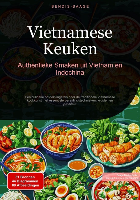 Vietnamese Keuken: Authentieke Smaken uit Vietnam en Indochina - Bendis A. I. Saage - Nederlands