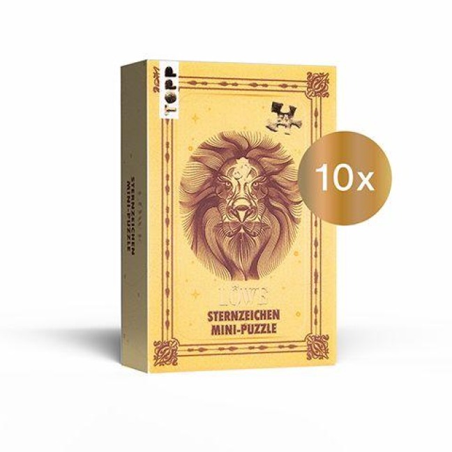 Nachfüllset: Sternzeichen Mini-Puzzle Löwe 10 St. - 
