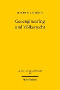 Cover-Bild zum Titel 'Geoengineering und Völkerrecht' von 'Hagen R. J. Krüger'