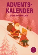 Cover-Bild zum Titel 'Adventskalender zum ausmalen' von 'Rosina Ostwinkel'