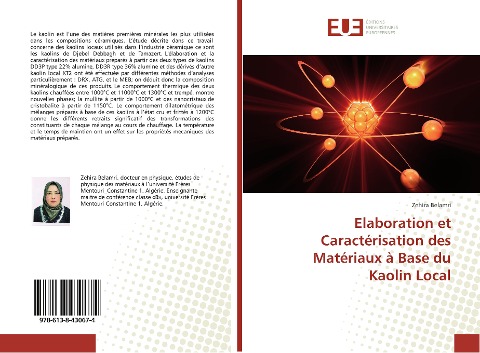 Elaboration et Caractérisation des Matériaux à Base du Kaolin Local - Zehira Belamri