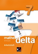 Cover-Bild zum Titel 'mathe.delta 7 Arbeitsheft Hessen (G9)' von 'Dagmar Beyer, Eva Fischer, Attilio Forte, Michael Kleine, Matthias Ludwig'