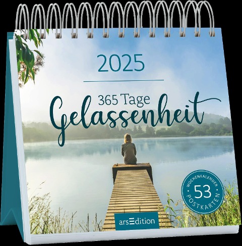 Postkartenkalender 365 Tage Gelassenheit 2025 - 