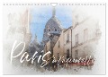 Paris à l'aquarelle (Wandkalender 2025 DIN A4 quer), CALVENDO Monatskalender - Olaf Bruhn