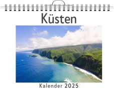 Cover-Bild zum Titel 'Küsten - (Wandkalender 2025, Kalender DIN A4 quer, Monatskalender im Querformat mit Kalendarium, das perfekte Geschenk)' von 'Ava Becker'