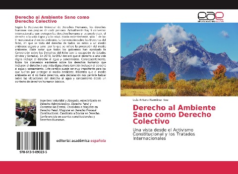 Derecho al Ambiente Sano como Derecho Colectivo - Luis Arturo Ramírez Roa