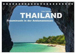 Cover-Bild zum Titel 'Thailand - Trauminseln in der Andamanensee (Tischkalender 2026 DIN A5 quer), CALVENDO Monatskalender' von 'Peter Schickert'