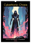 Cybertronic Chaos: Anime-inspirierte KI- Charaktere (Wandkalender 2026 DIN A3 hoch), CALVENDO Monatskalender - Sebastian Lüdke