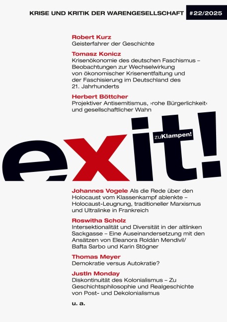 Exit! Krise und Kritik der Warengesellschaft - 