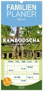 Familienplaner 2025 - Kambodscha - Das Land der Tempel. mit 5 Spalten (Wandkalender, 21 x 45 cm) CALVENDO - Sf Sf