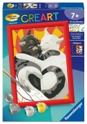 Cover-Bild zum Titel 'CreArt, Malen nach Zahlen Kinder - Katzen-Liebe' von ''