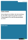 Cover-Bild zum Titel 'Nach Hitler' von 'Dennis Schmidt'