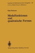 Cover-Bild zum Titel 'Modulfunktionen und quadratische Formen' von 'H. Petersson'