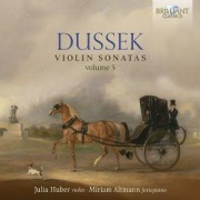 Cover-Bild zum Titel 'Dussek:Violin Sonatas,Volume 5' von 'Julia/Altmann Huber'