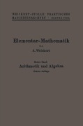 Cover-Bild zum Titel 'Elementar-Mathematik' von 'A. Weickert'