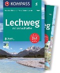 KOMPASS Wanderführer Lechweg mit Lechschleifen, 16 Touren und Etappen mit Extra-Tourenkarte - Brigitte Schäfer