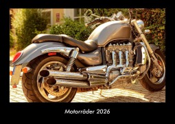 Cover-Bild zum Titel 'Motorräder 2026 Fotokalender DIN A3' von 'Tobias Becker'