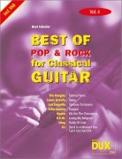 Cover-Bild zum Titel 'Best Of Pop & Rock for Classical Guitar 4' von 'Beat Scherler'