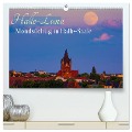 Halle-Luna - Mondsüchtig in Halle-Saale (hochwertiger Premium Wandkalender 2025 DIN A2 quer), Kunstdruck in Hochglanz - Martin Wasilewski