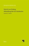 Cover-Bild zum Titel 'Abhandlung über die Akzidenzien' von 'Dietrich von Freiberg'