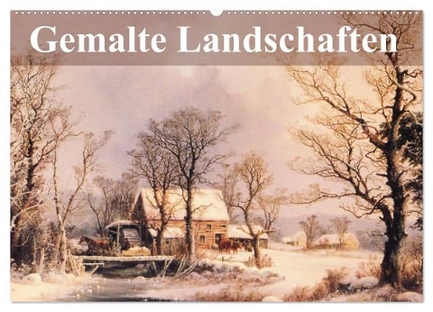 Gemalte Landschaften (Wandkalender 2024 DIN A2 quer), CALVENDO Monatskalender - Elisabeth Stanzer