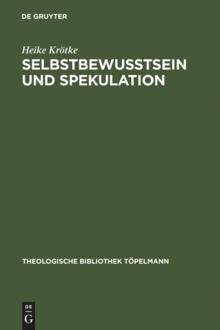 Selbstbewußtsein und Spekulation - Heike Krötke