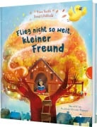 Cover-Bild zum Titel 'Flieg nicht so weit, kleiner Freund' von 'Anne Booth'