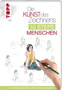 Cover-Bild zum Titel 'Die Kunst des Zeichnens 10 Steps - Menschen' von 'Justine Lecouffe'