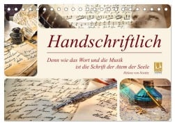 Cover-Bild zum Titel 'Handschriftlich (Tischkalender 2027 DIN A5 quer), CALVENDO Monatskalender' von 'Eva Ola Feix'