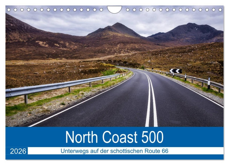 North Coast 500 - Schottlands Traumstraße (Wandkalender 2026 DIN A4 quer), CALVENDO Monatskalender - Reemt Peters-Hein