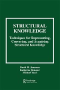 Cover-Bild zum Titel 'Structural Knowledge' von 'David H. Jonassen, Katherine Beissner, Michael Yacci'