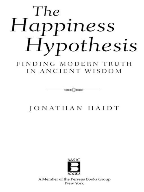 The Happiness Hypothesis - Jonathan Haidt