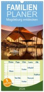 Familienplaner 2026 - Magdeburg entdecken mit 5 Spalten (Wandkalender, 21 x 45 cm) CALVENDO - Andrea Schwingel