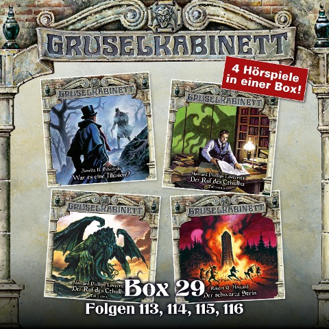 Folgen 113, 114, 115, 116 - Amelia B. Edwards, Robert E. Howard, H. P. Lovecraft