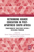 Cover-Bild zum Titel 'Rethinking Higher Education in Post-Apartheid South Africa' von ''