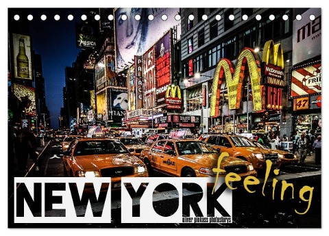 New York feeling (Tischkalender 2024 DIN A5 quer), CALVENDO Monatskalender - Oliver Pinkoss Photostorys