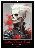 Gothic-Flower-Punk. Düster-romantische Kunst (Wandkalender 2024 DIN A2 hoch), CALVENDO Monatskalender - Rose Hurley