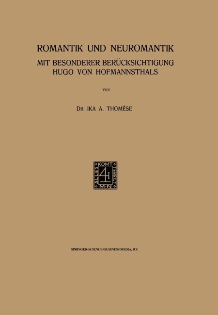 Romantik und Neuromantik - Ika A. Thomese