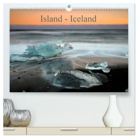 Island - Iceland (hochwertiger Premium Wandkalender 2024 DIN A2 quer), Kunstdruck in Hochglanz - Rainer Grosskopf
