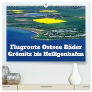 Cover-Bild zum Titel 'Flugroute Ostsee Bäder (hochwertiger Premium Wandkalender 2026 DIN A2 quer), Kunstdruck in Hochglanz' von 'Ro Bra- Rolf Braun- Ostseefotograf'